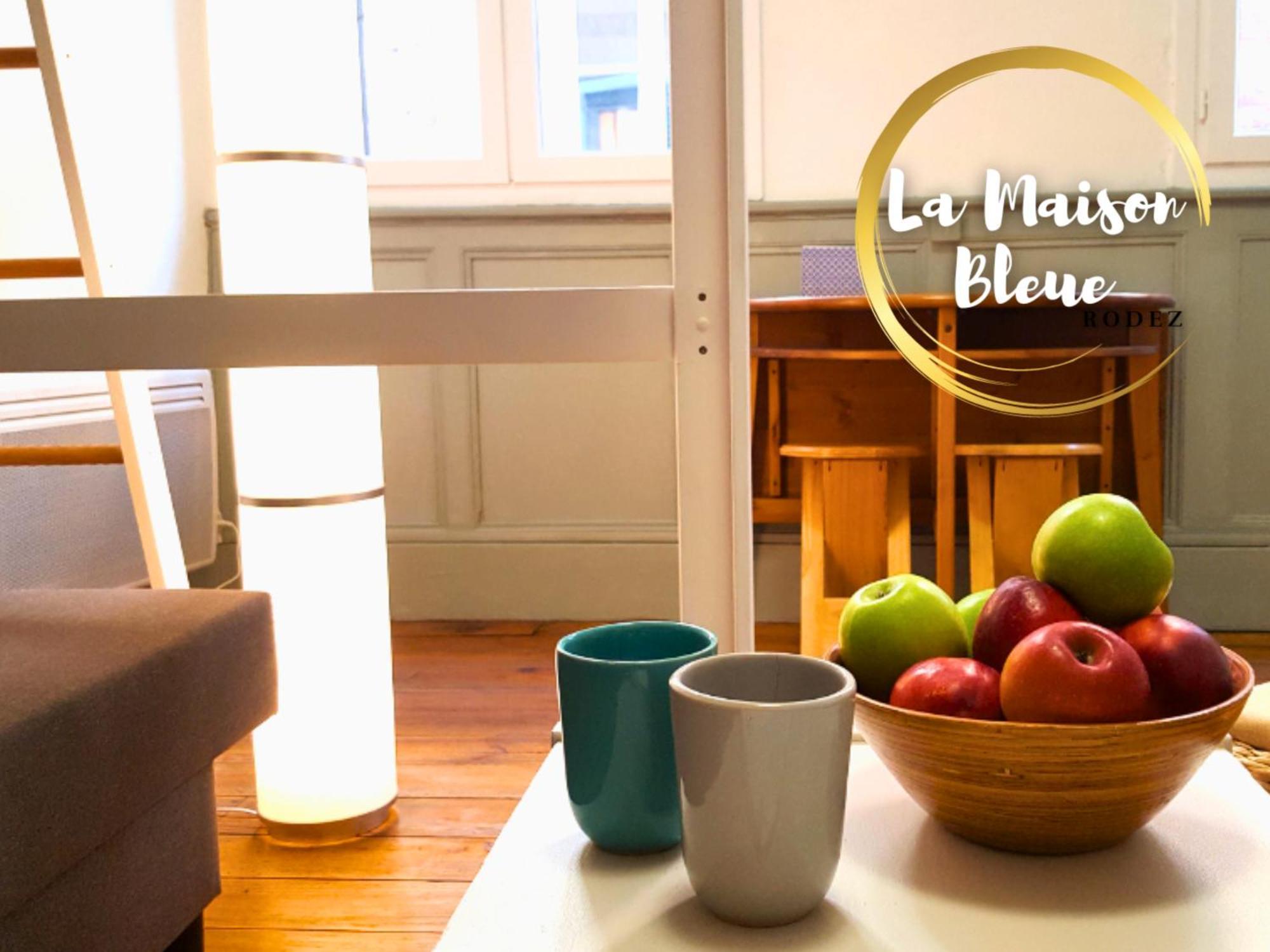 La Maison bleue, un emplacement de choix à Rodez Exterior foto